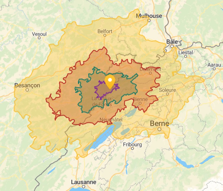 carte doubs